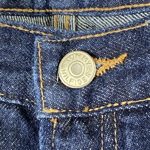 Tommy Hilfiger Women Slim fit Jeans Sz 12r NWT Mid-Rise Dark wash - Picture 4 of 9